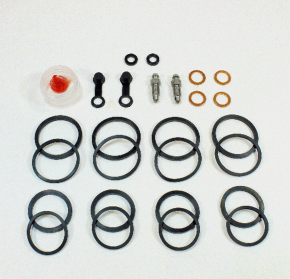 Brake Caliper Rebuild Seal+Stainless Piston Kit for select Honda models Front