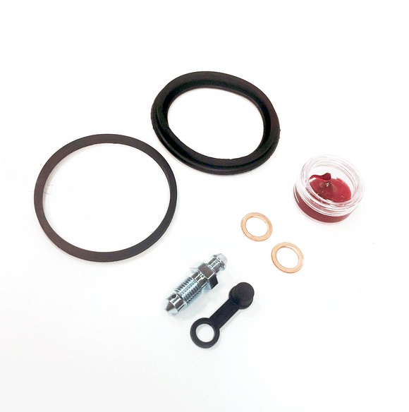 Brake Caliper Rebuild Seal+Stainless Piston Kit for select Honda models Front