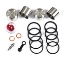 Brake Caliper Seal & Stainless Steel Piston Kit Honda CBR Models Front 1 Caliper-2