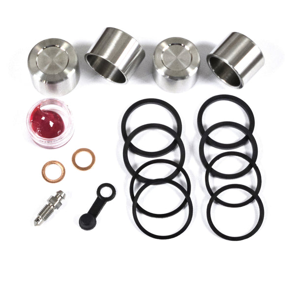 Brake Caliper Seal & Stainless Steel Piston Kit Honda CBR Models Front 1 Caliper
