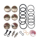 Brake Caliper Seal Kit and OEM Pistons Harley Davidson 14-18 Trike 6 Pistons-1