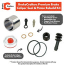 Front Brake Caliper Kit for Harley-Davidson Trikes 14-18 4 Large 2 Small Pistons-4