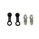 Stainless Steel Bleed Nipples 3/8 inch with Caps - Set of two - HD OEM 44048-83-1