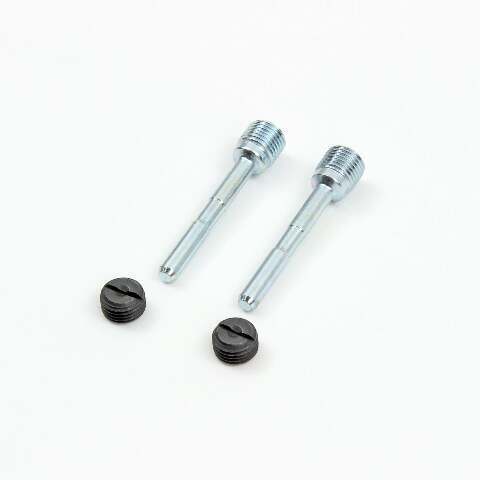 EBC Sintered Brake Pads and Caliper Pad Pins Front for select Kawasaki models