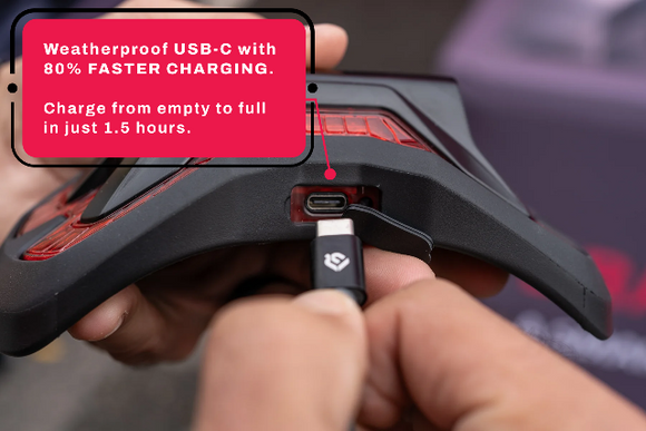 Brake Free Helmet Light USB-C - Black
