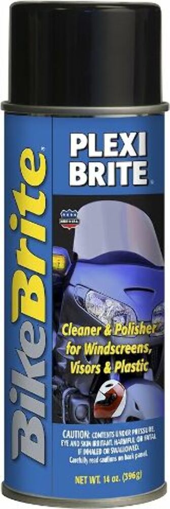Bike Brite Plexi Brite Cleaner Polisher for Windscreens, Visors & Plastics