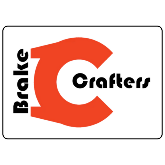 BrakeCrafters Sticker - 3" x 2"