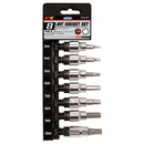 Performance Tool Hex Bit Socket Set - 8 Pc 3/8"-2
