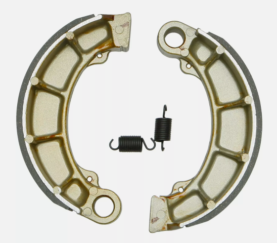EBC Brake Pad FA124/2HH with Brake Shoe EBC-321 for 1988-93 Honda VLX600 Shadow