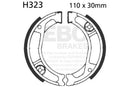 EBC 323 Brake Shoes for select Honda models inc XR250/XL250/NX250 - Rear-3