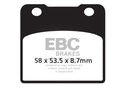 EBC FA103HH Sintered Brake Pad for Select Suzuki Models-3