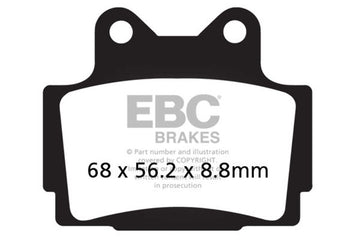 EBC Brakes Organic Brake Pad FA104 - 0