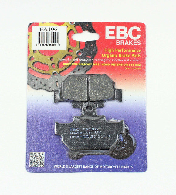 EBC Brakes Organic Brake Pad FA106
