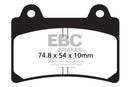 EBC Brakes Organic Brake Pad FA123-2