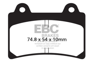 EBC Brakes Organic Brake Pad FA123 - 0