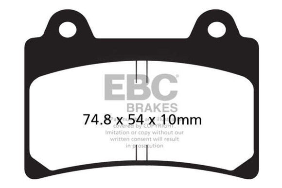EBC Brakes Organic Brake Pad FA123