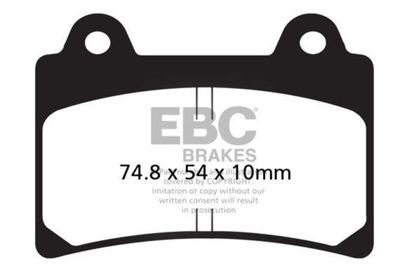 EBC FA123HH Sintered Brake Pad for select Yamaha Road Star/Royal Star/FJ1200