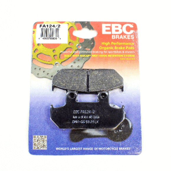 EBC Brakes Organic Brake Pad FA124/2