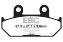 EBC Brakes Organic Brake Pad FA124/2-3