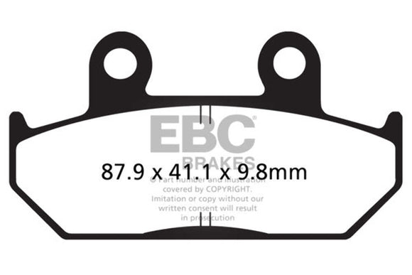 EBC Brakes Organic Brake Pad FA124/2