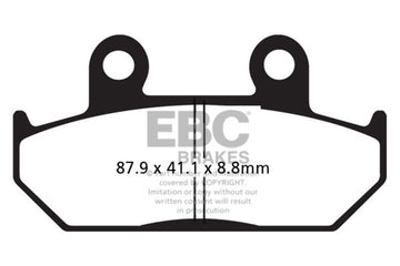 EBC Brakes Sintered Brake Pad FA124HH High Performance - 0