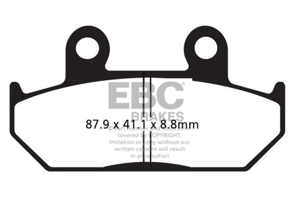 EBC Brakes Sintered Brake Pad FA124HH High Performance