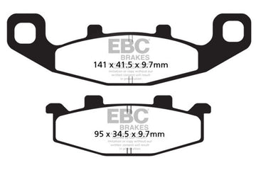 EBC Brakes Organic Brake Pad FA129 - 0
