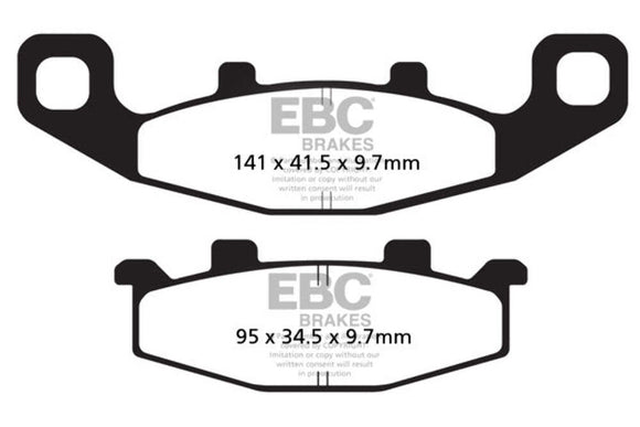 EBC Brakes Organic Brake Pad FA129