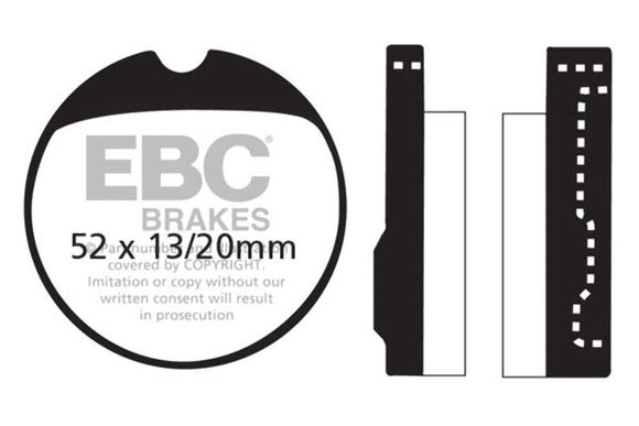 EBC Brakes Organic Brake Pad FA13