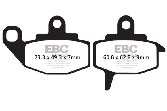 EBC Brake Pads ATV FA130R Off Road Mud & Sand