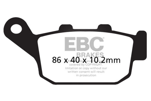 EBC Brakes Organic Brake Pad FA140