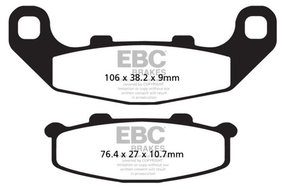 EBC Brakes Organic Brake Pad FA141