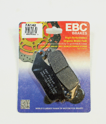 EBC Organic Brake Pads 2 Pair FA142 for select Honda ST1100 & Valkyrie models Front