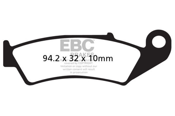 EBC Brakes Organic Brake Pad FA143