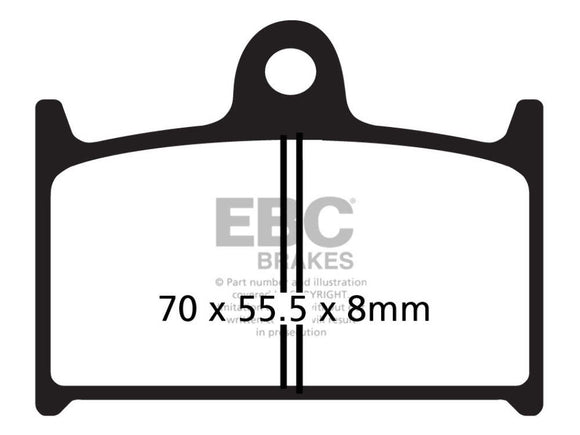 EBC Brakes Sintered Brake Pad FA145HH High Performance