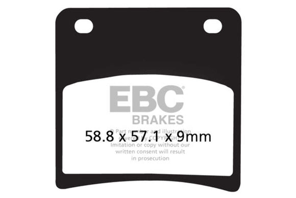 EBC Brakes Organic Brake Pad FA146