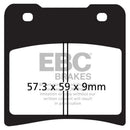 EBC Brakes Organic Brake Pad FA150 for 1986-88 Suzuki GV1400 Cavalcade-2
