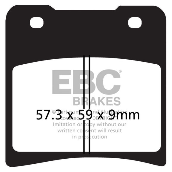 EBC Brakes Organic Brake Pad FA150 for 1986-88 Suzuki GV1400 Cavalcade