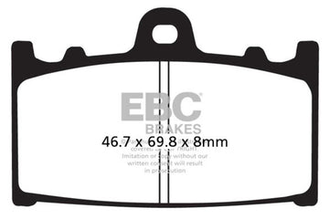 EBC Brakes Organic Brake Pad FA158 - 0