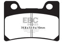 EBC Brakes Organic Brake Pad FA182-2