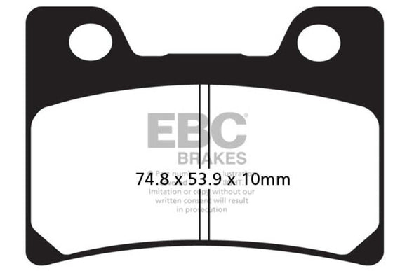 EBC Brakes Organic Brake Pad FA182