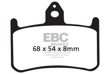 EBC Brakes Organic Brake Pad FA187 - 0