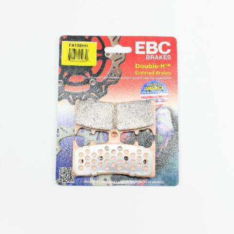 EBC Brake Pads HH Sintered 2 Pairs +Pins for 2001-2002 Suzuki GSX-R 1000 Front