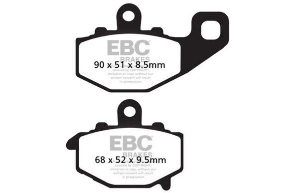 EBC Brakes Organic Brake Pad FA192