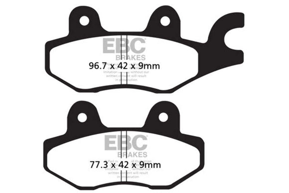 EBC Brakes Organic Brake Pad FA197