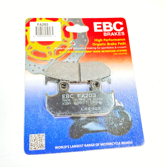 EBC Brake Pads FA203 for 1991-1994 Honda CBR600F2 - Front