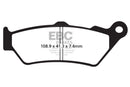 EBC Brakes Organic Brake Pad FA209/2-2