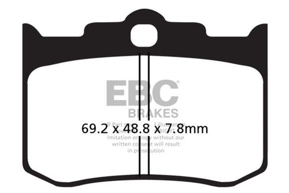 EBC Brakes Organic Brake Pad FA216/3