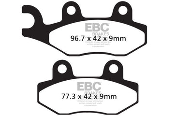 EBC Brakes Sintered Brake Pad FA228HH High Performance - 0