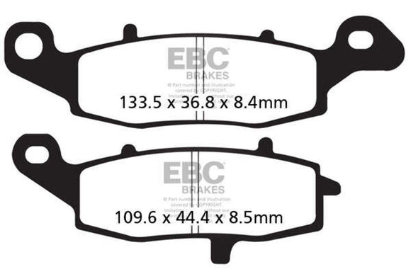 EBC Brakes Organic Brake Pad FA229